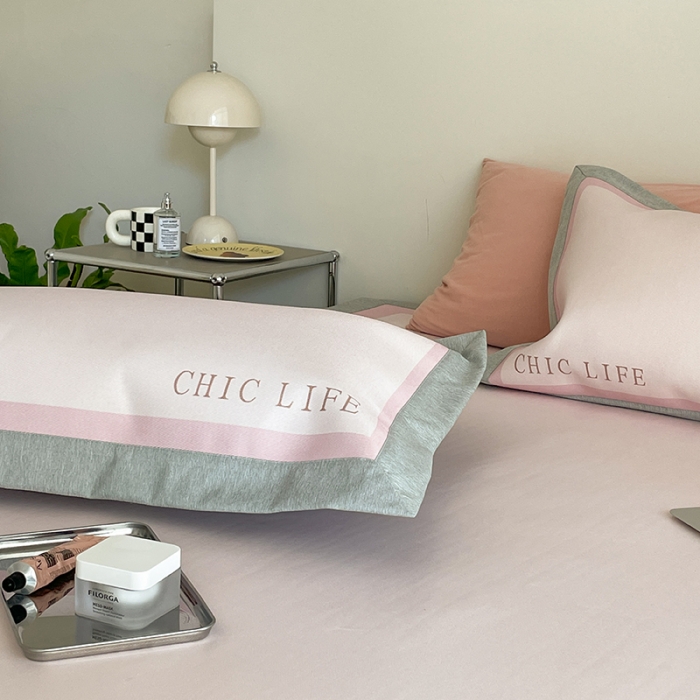 91家纺网 家纺一手货源 找家纺 昔可 2022新款高端大版数码印花冰沐丝养生席 幸运花链-粉