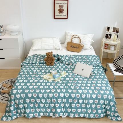 91家纺网 家纺一手货源 找家纺 （总）昔可 2022新款卡通印花牛奶丝针织夏被