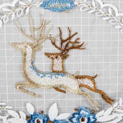 91家纺网 家纺一手货源 找家纺 天河花边 复古蕾丝刺绣精美布贴 沙发窗帘布艺辅料