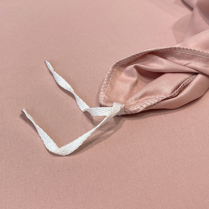 91家纺网 家纺一手货源 找家纺 娜娜 2022新款亲肤毛巾绣四件套 幸运虎-豆粉