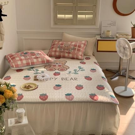 91家纺网 家纺一手货源 找家纺 （总）昔可 2022新款大版印花乳胶凉席