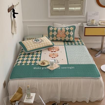 91家纺网 家纺一手货源 找家纺 （总）昔可 2022新款大版印花乳胶凉席