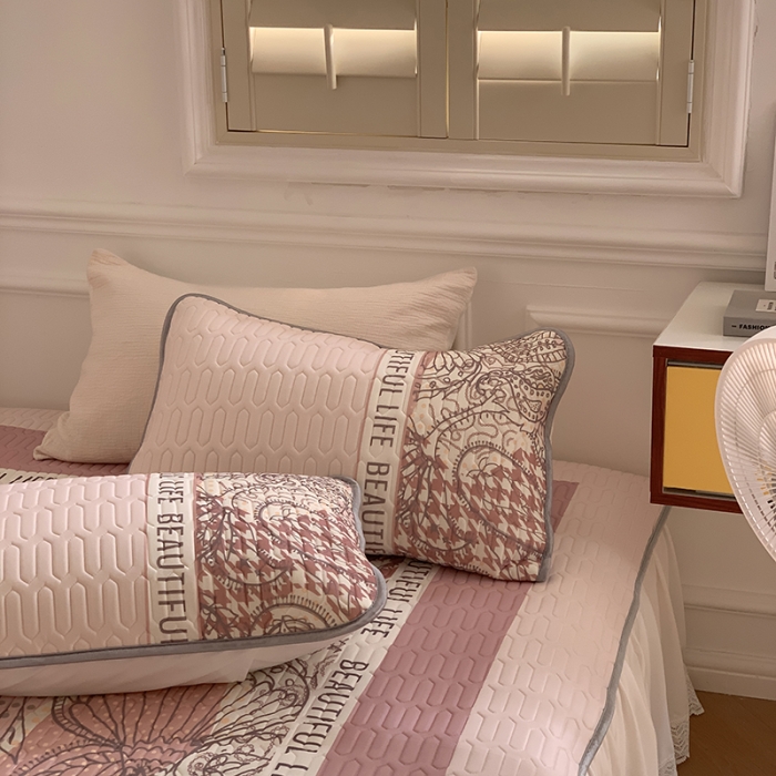 91家纺网 家纺一手货源 找家纺 昔可 2022新款大版印花乳胶凉席 图兰朵