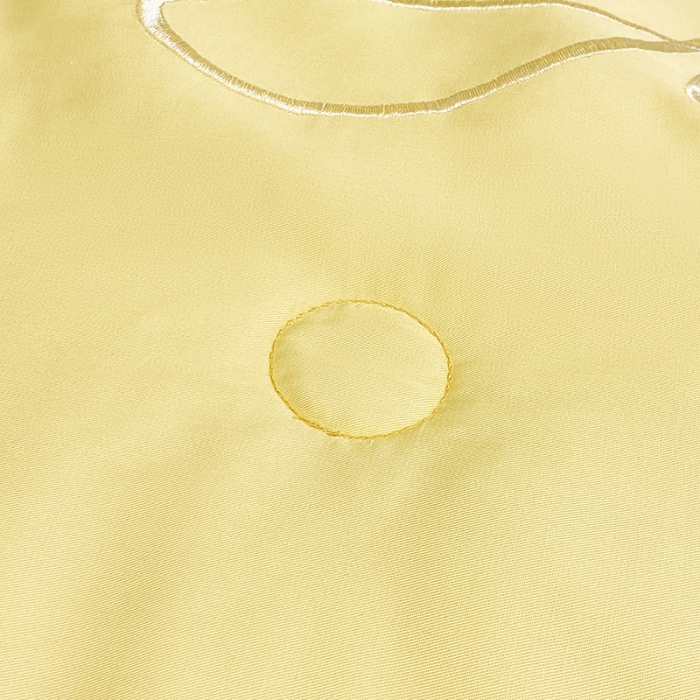 91家纺网 家纺一手货源 找家纺 吾秀 2022新款莫代尔花边刺绣夏被-花意 花意-黄