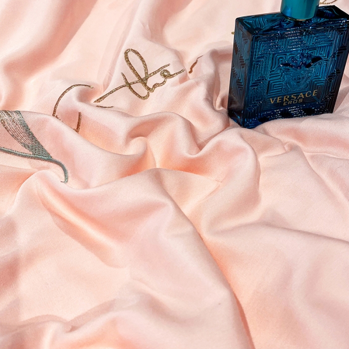 91家纺网 家纺一手货源 找家纺 吾秀 2022新款莫代尔重工刺绣夏被-郁金香 郁金香-玉