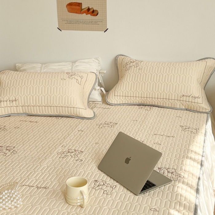 91家纺网 家纺一手货源 找家纺 昔可 2022新款圆网乳胶凉席 旋转木马