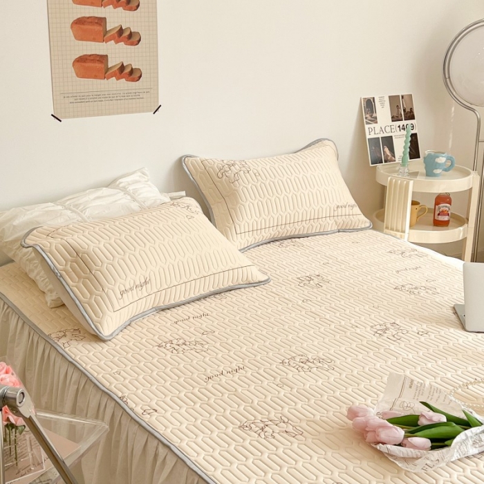 91家纺网 家纺一手货源 找家纺 昔可 2022新款圆网乳胶凉席 旋转木马