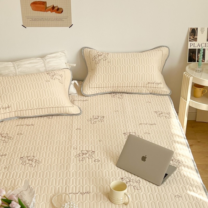 91家纺网 家纺一手货源 找家纺 昔可 2022新款圆网乳胶凉席 旋转木马