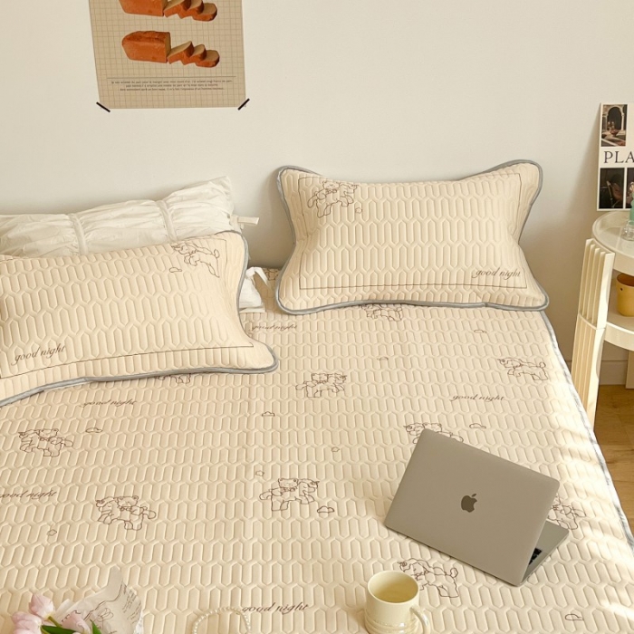 91家纺网 家纺一手货源 找家纺 昔可 2022新款圆网乳胶凉席 旋转木马