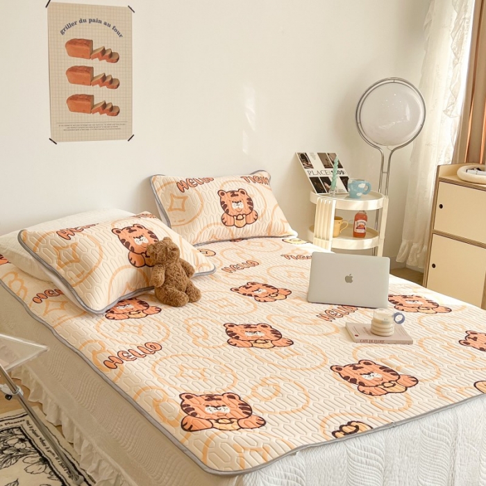 91家纺网 家纺一手货源 找家纺 昔可 2022新款圆网乳胶凉席 元宝虎