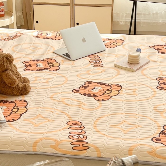 91家纺网 家纺一手货源 找家纺 昔可 2022新款圆网乳胶凉席 元宝虎