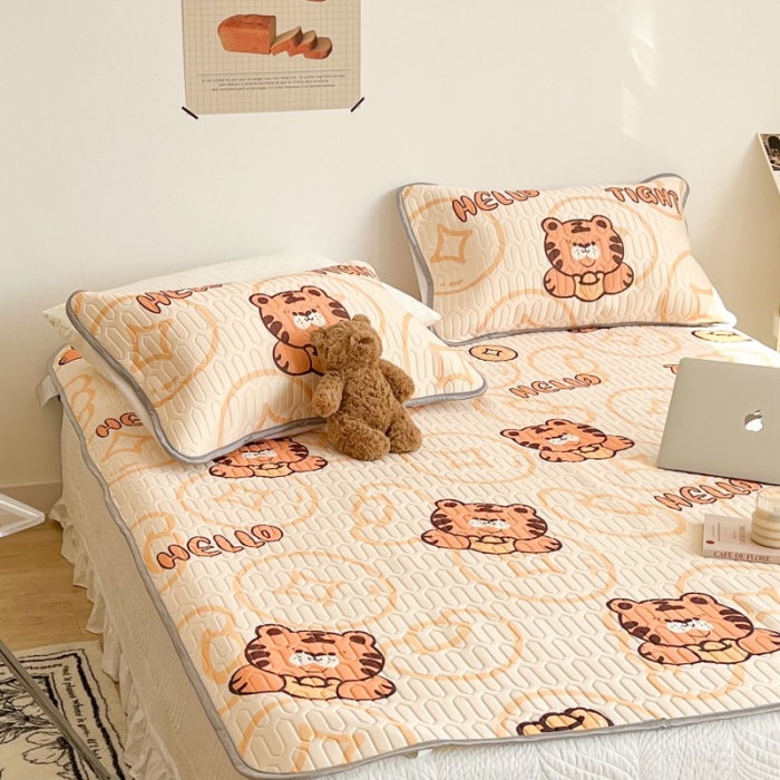 91家纺网 家纺一手货源 找家纺 昔可 2022新款圆网乳胶凉席 元宝虎