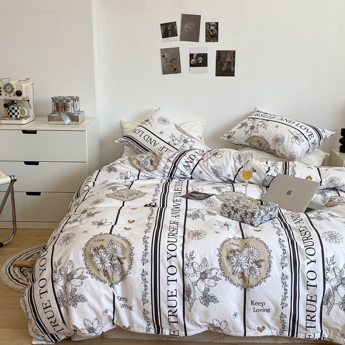 91家纺网 家纺一手货源 找家纺 （总）昔可 2022新款英式庄园风全棉四件套