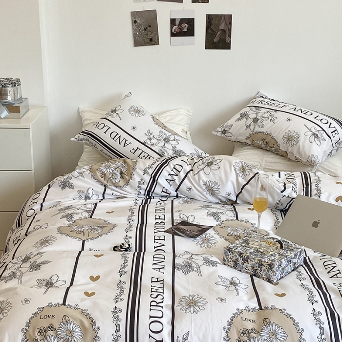 91家纺网 家纺一手货源 找家纺 （总）昔可 2022新款英式庄园风全棉四件套