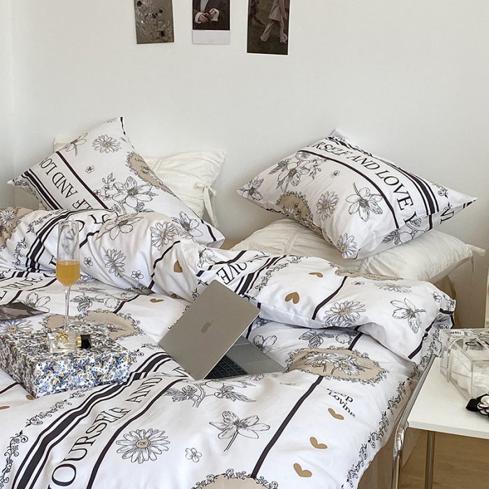 91家纺网 家纺一手货源 找家纺 （总）昔可 2022新款英式庄园风全棉四件套