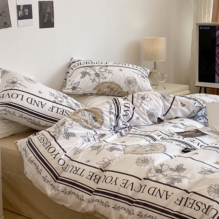 91家纺网 家纺一手货源 找家纺 （总）昔可 2022新款英式庄园风全棉四件套