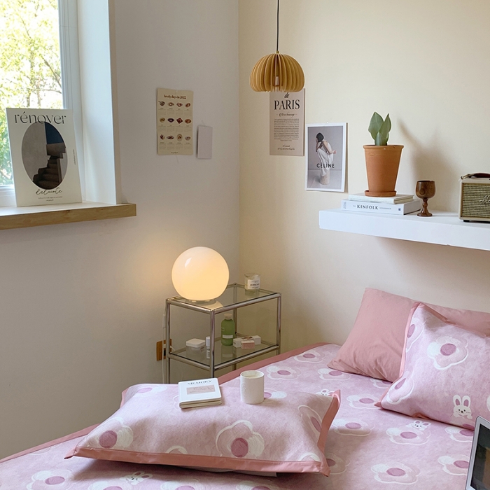 91家纺网 家纺一手货源 找家纺 昔可 2022新款900D数码印花冰藤养生席 粉花花兔