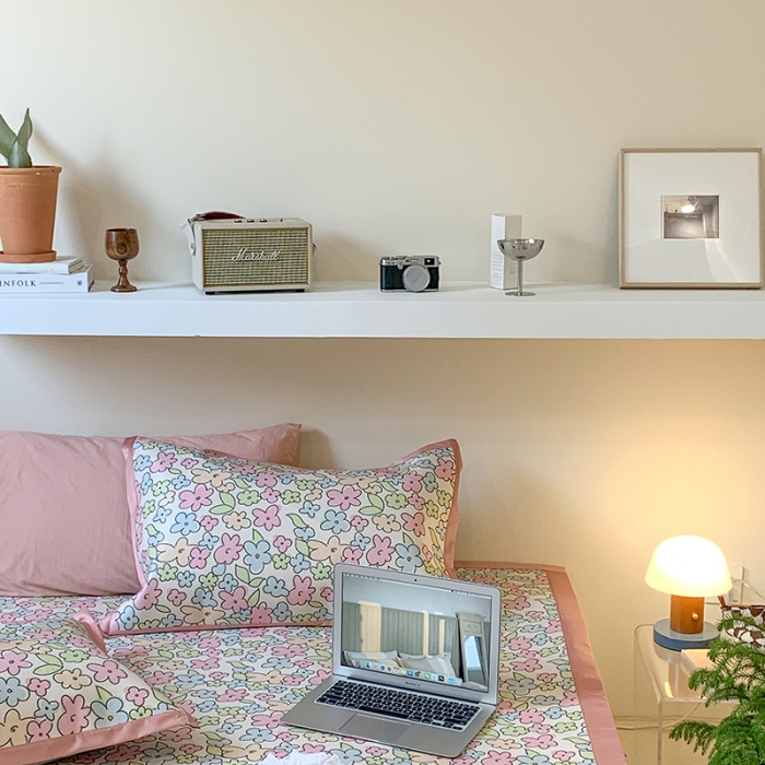 91家纺网 家纺一手货源 找家纺 昔可 2022新款900D数码印花冰藤养生席 夏日小花