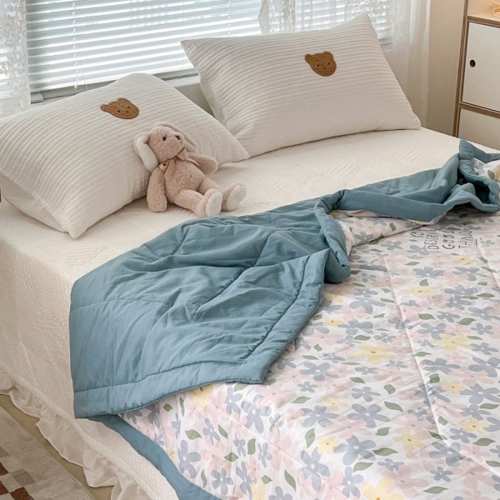 91家纺网 家纺一手货源 找家纺 （总）昔可 2022新款水洗亲肤夏被子被芯