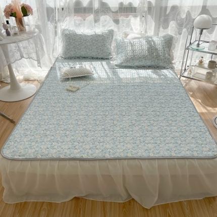 慕尚 2022新款凉感丝床裙款乳胶凉席 小雏菊