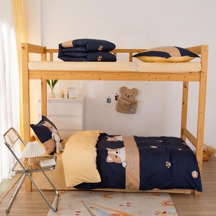 91家纺网 家纺一手货源 找家纺 友承家纺  学生宿舍三件套芦荟棉三件套上下铺,期待,初遇,海豚湾,欢乐狗米,吉祥鹿兰,鲸鱼,恋爱味道,慕尼黑,深海情缘,淘气猫兰,淘气猫绿,网红雏菊兰,网红雏菊绿,小可爱,小恐龙,星空之约,富士山下,云朵,蓝大格,字母熊米,幸运花,爱心小熊