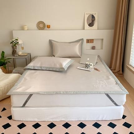 91家纺网 家纺一手货源 找家纺 昔可 2022新款600D冰丝席绣花款系列 篮子熊