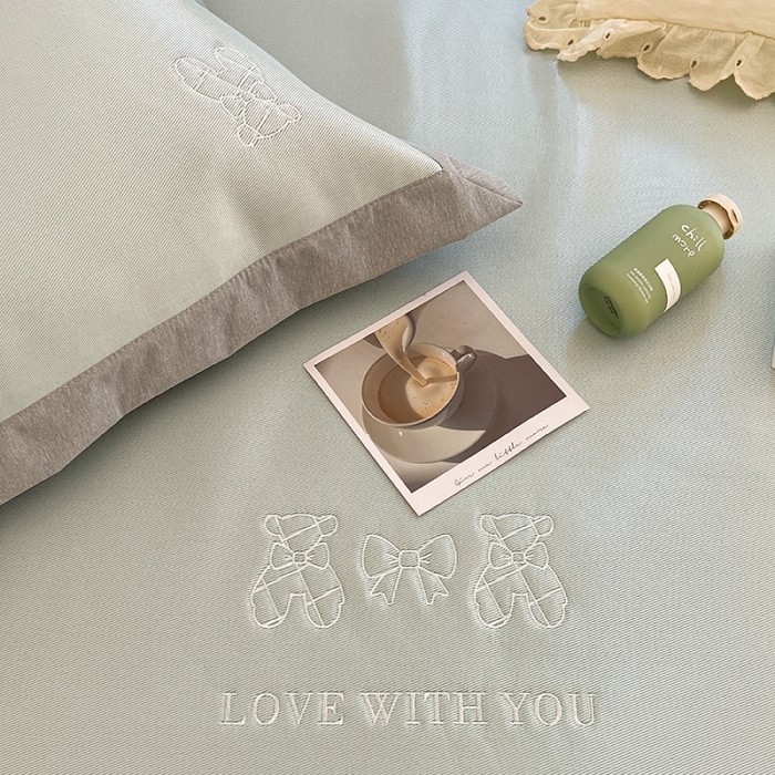 91家纺网 家纺一手货源 找家纺 （总）昔可 2022新款600D冰丝席绣花款系列