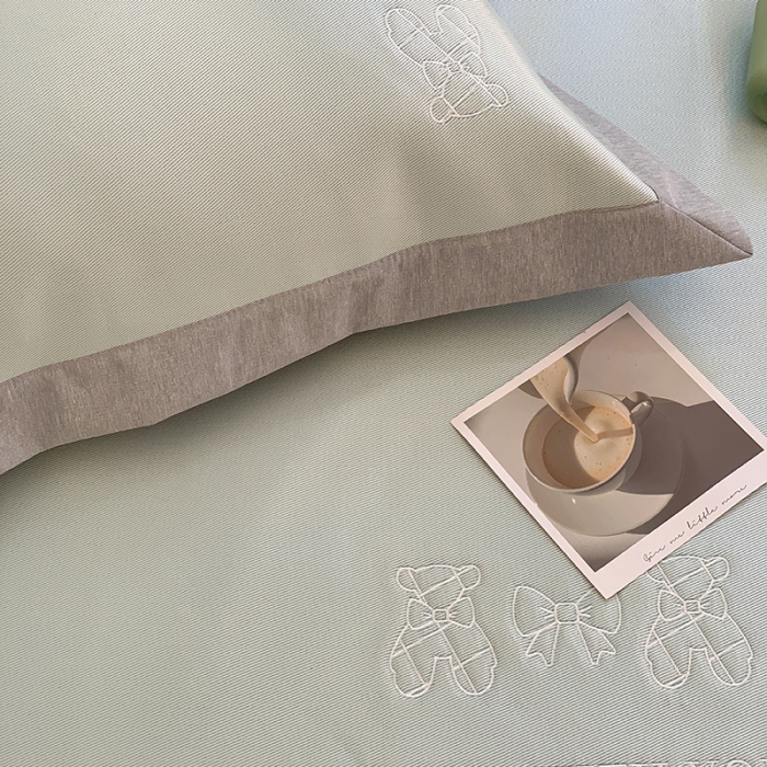 91家纺网 家纺一手货源 找家纺 （总）昔可 2022新款600D冰丝席绣花款系列