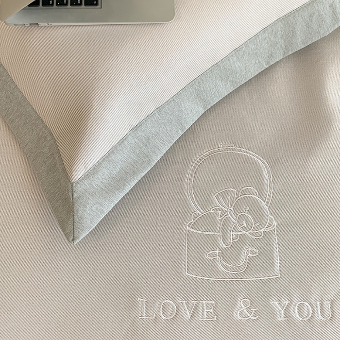 91家纺网 家纺一手货源 找家纺 昔可 2022新款600D冰丝席绣花款系列 篮子熊