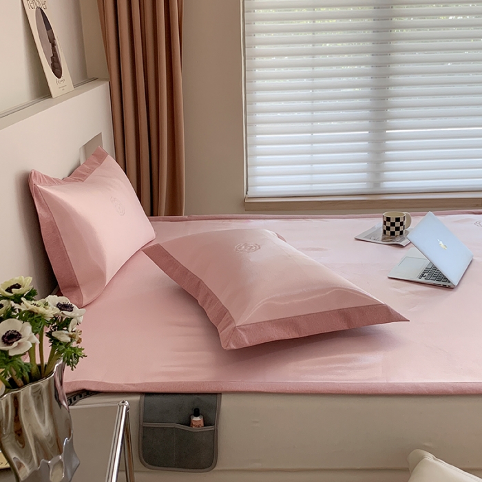 91家纺网 家纺一手货源 找家纺 昔可 2022新款600D冰丝席绣花款系列 人间山茶