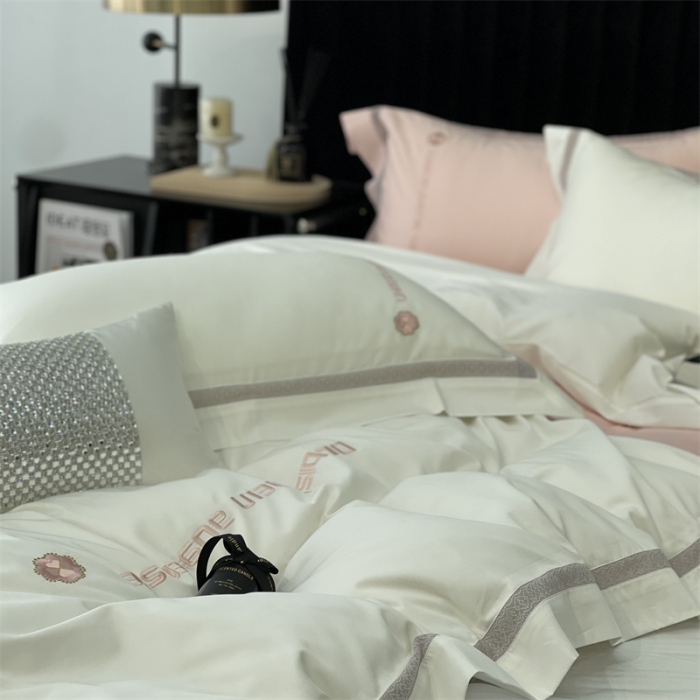 91家纺网 家纺一手货源 找家纺 （总）缔缦家纺 2022新款100s澳棉刺绣系列四件套-情深