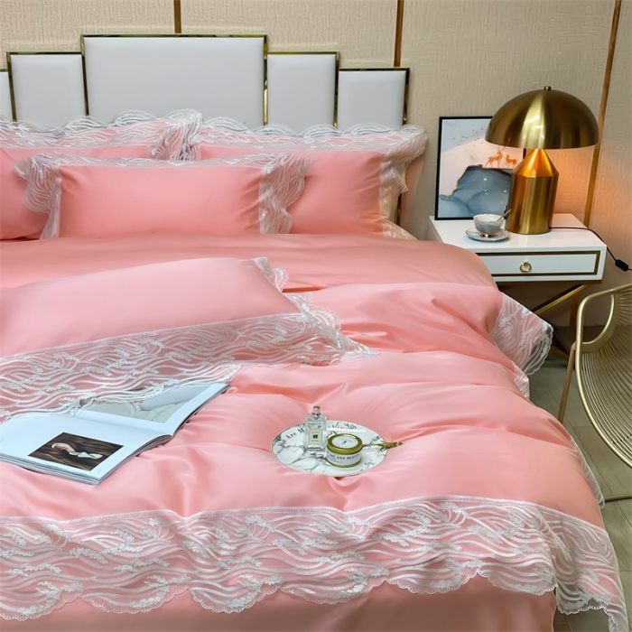 91家纺网 家纺一手货源 找家纺 （总）缔缦家纺 2022新款100s澳棉刺绣系列四件套-依恋