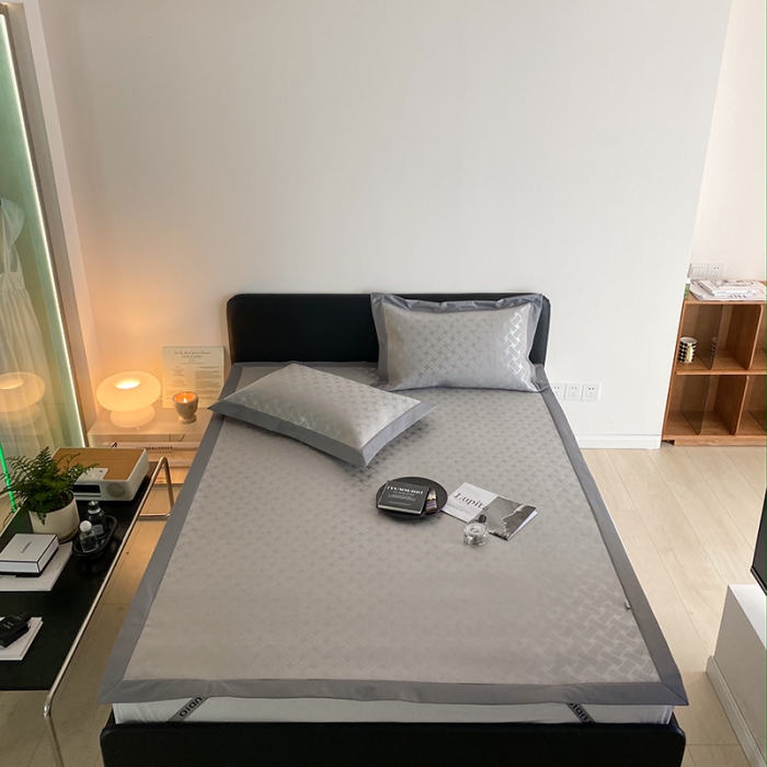 91家纺网 家纺一手货源 找家纺 （总）昔可 2022新款900D水洗提花养生凉席