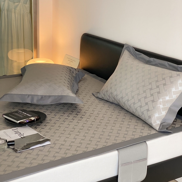 91家纺网 家纺一手货源 找家纺 （总）昔可 2022新款900D水洗提花养生凉席