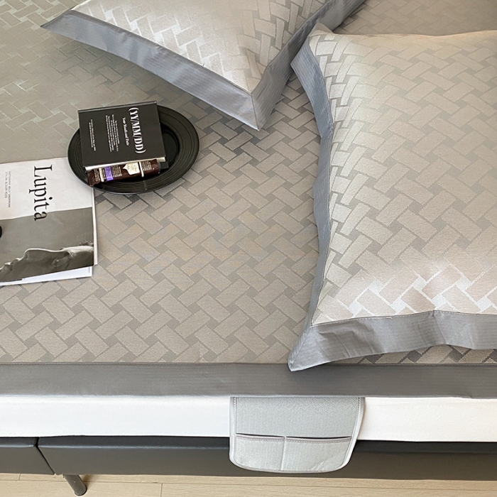 91家纺网 家纺一手货源 找家纺 （总）昔可 2022新款900D水洗提花养生凉席