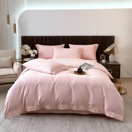 91家纺网 家纺一手货源 找家纺 （总）拼社新款全棉水洗棉刺绣四件套-黛妮卡系列