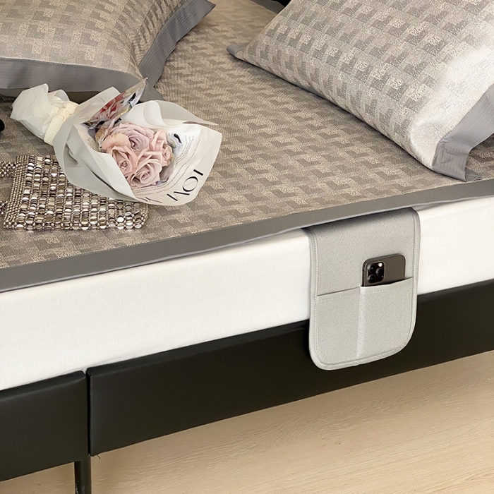 91家纺网 家纺一手货源 找家纺 昔可 2022新款900D水洗提花养生凉席 几何纹理