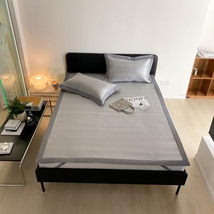 昔可 2022新款900D水洗提花养生凉席 麦穗纹