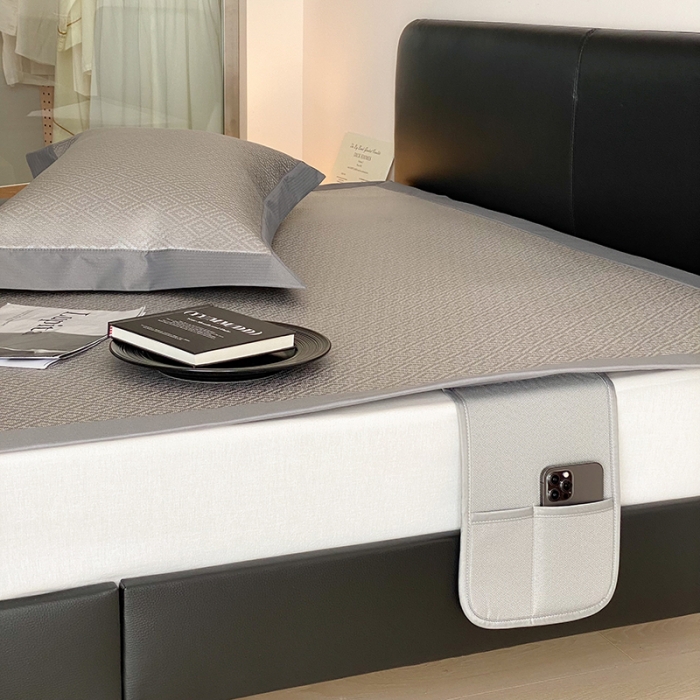 91家纺网 家纺一手货源 找家纺 昔可 2022新款900D水洗提花养生凉席 小菱格