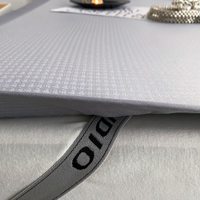 91家纺网 家纺一手货源 找家纺 昔可 2022新款900D水洗提花养生凉席 小千鸟格-紫