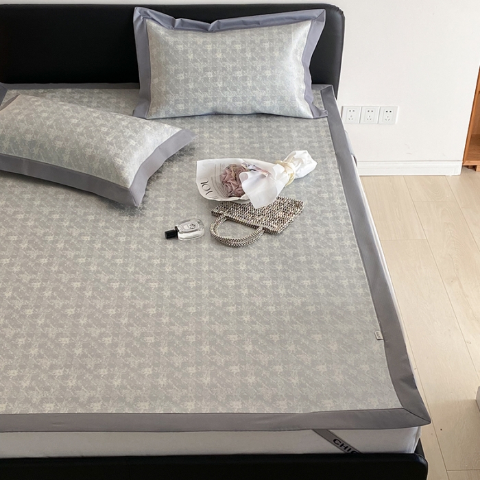 91家纺网 家纺一手货源 找家纺 昔可 2022新款900D水洗提花养生凉席 小香香