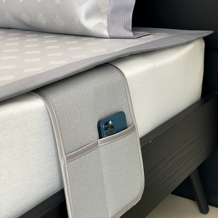 91家纺网 家纺一手货源 找家纺 昔可 2022新款900D水洗提花养生凉席 幸运四叶花