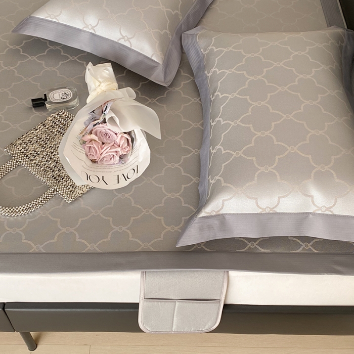 91家纺网 家纺一手货源 找家纺 昔可 2022新款900D水洗提花养生凉席 雅致