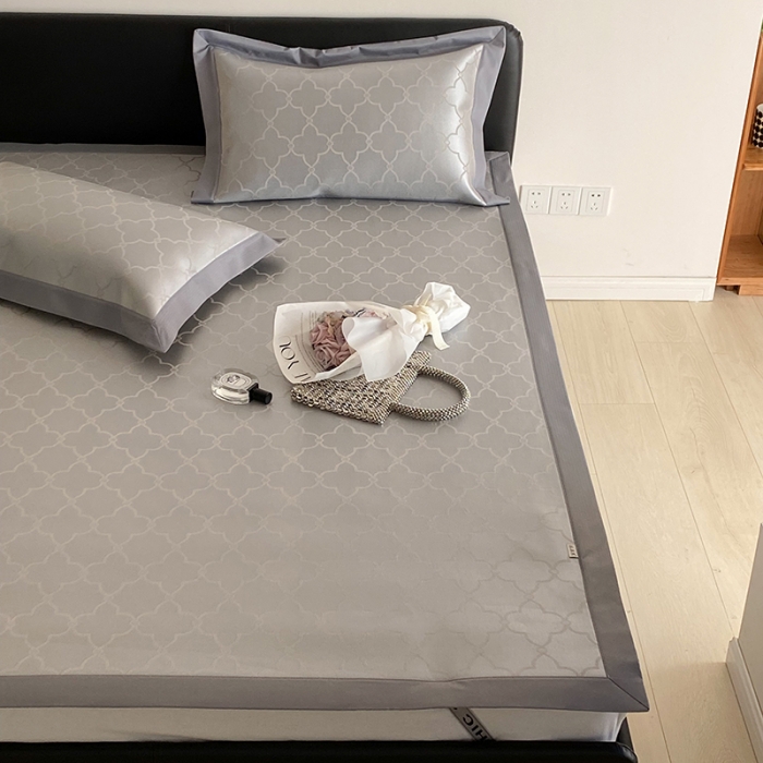 91家纺网 家纺一手货源 找家纺 昔可 2022新款900D水洗提花养生凉席 雅致