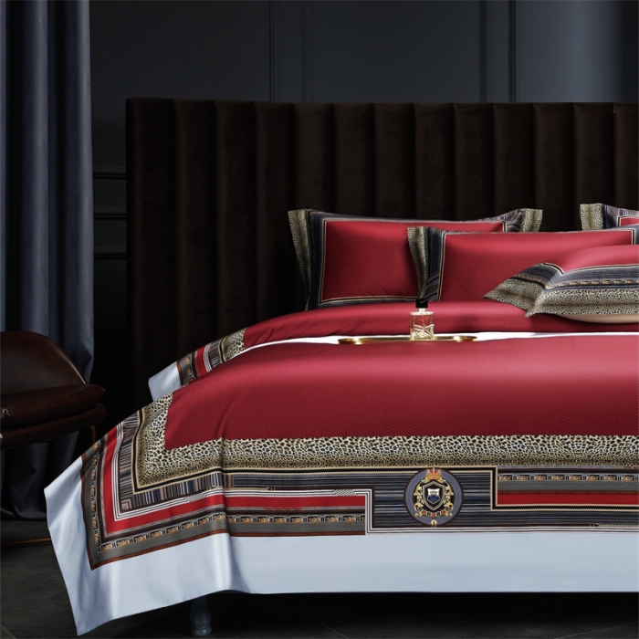 91家纺网 家纺一手货源 找家纺 缔缦家纺 2022新款长绒棉数码印花四件套 温莎