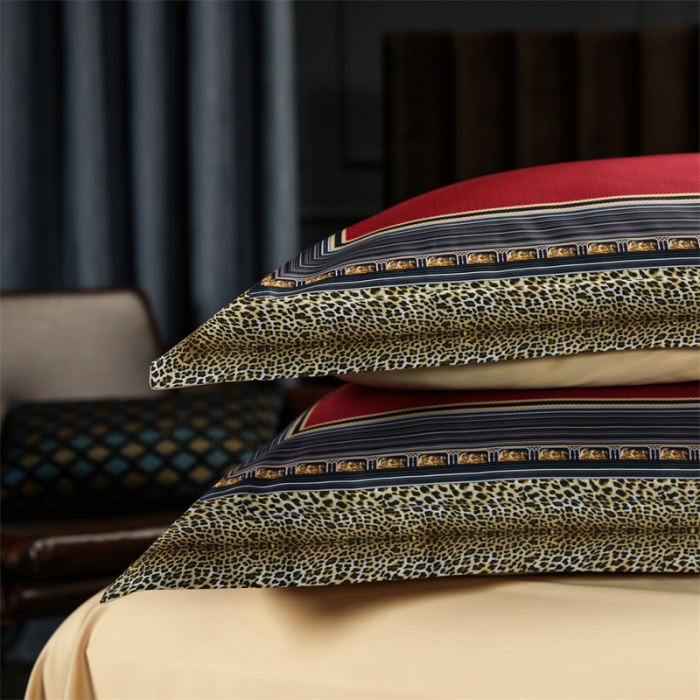 91家纺网 家纺一手货源 找家纺 缔缦家纺 2022新款长绒棉数码印花四件套 温莎