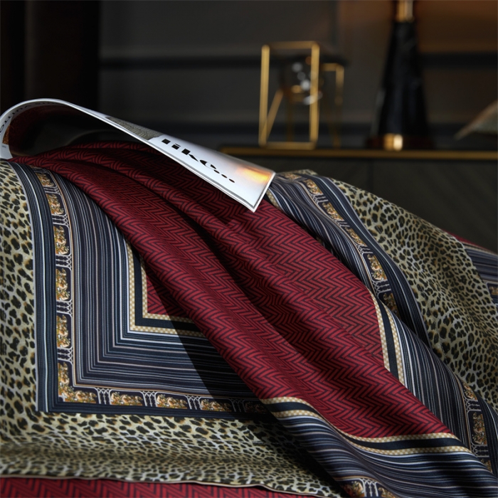 91家纺网 家纺一手货源 找家纺 缔缦家纺 2022新款长绒棉数码印花四件套 温莎