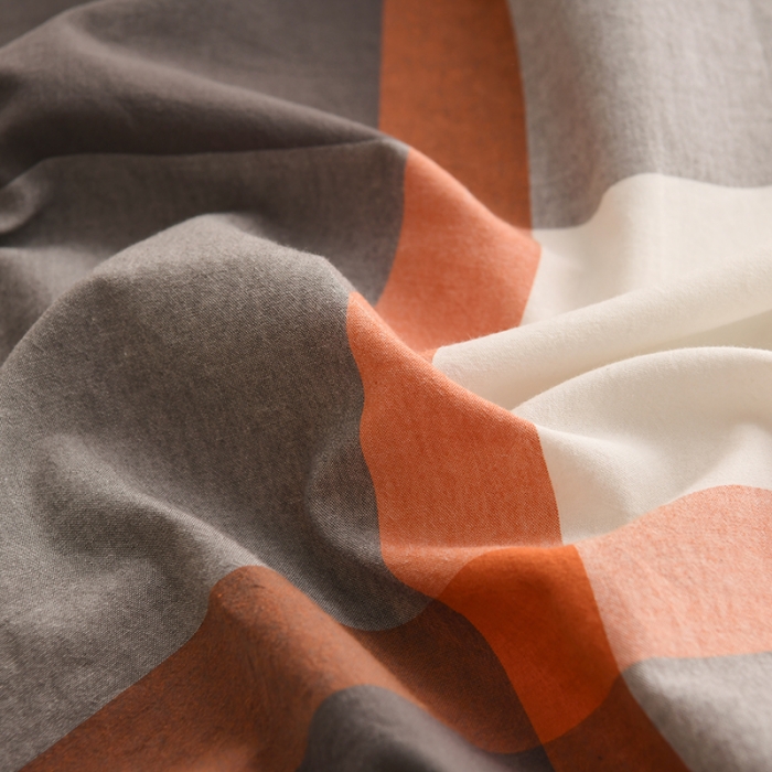 91家纺网 家纺一手货源 找家纺 雪云美 2024新款A类色织纯棉水洗棉100%新疆棉全棉床笠 柏林灰