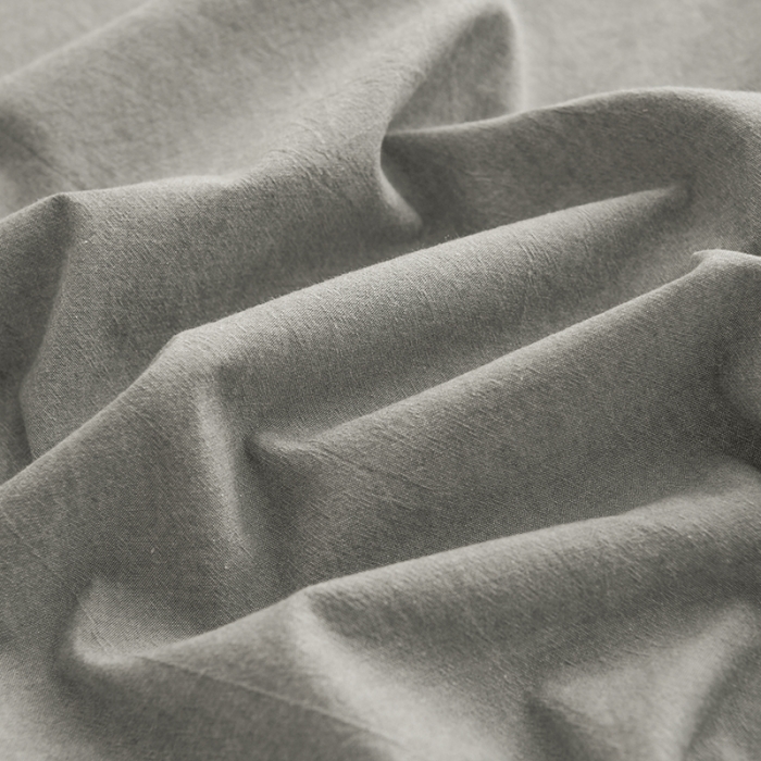 91家纺网 家纺一手货源 找家纺 雪云美 2024新款A类色织纯棉水洗棉100%新疆棉全棉床笠 冰山灰