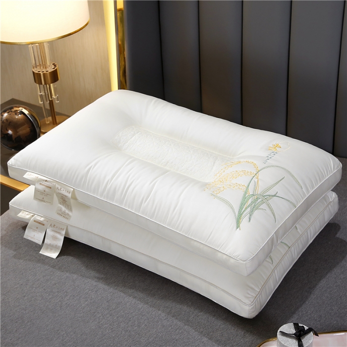 91家纺网 家纺一手货源 找家纺 赛格时代家居 生物基大米 定型羽丝绒枕 枕芯